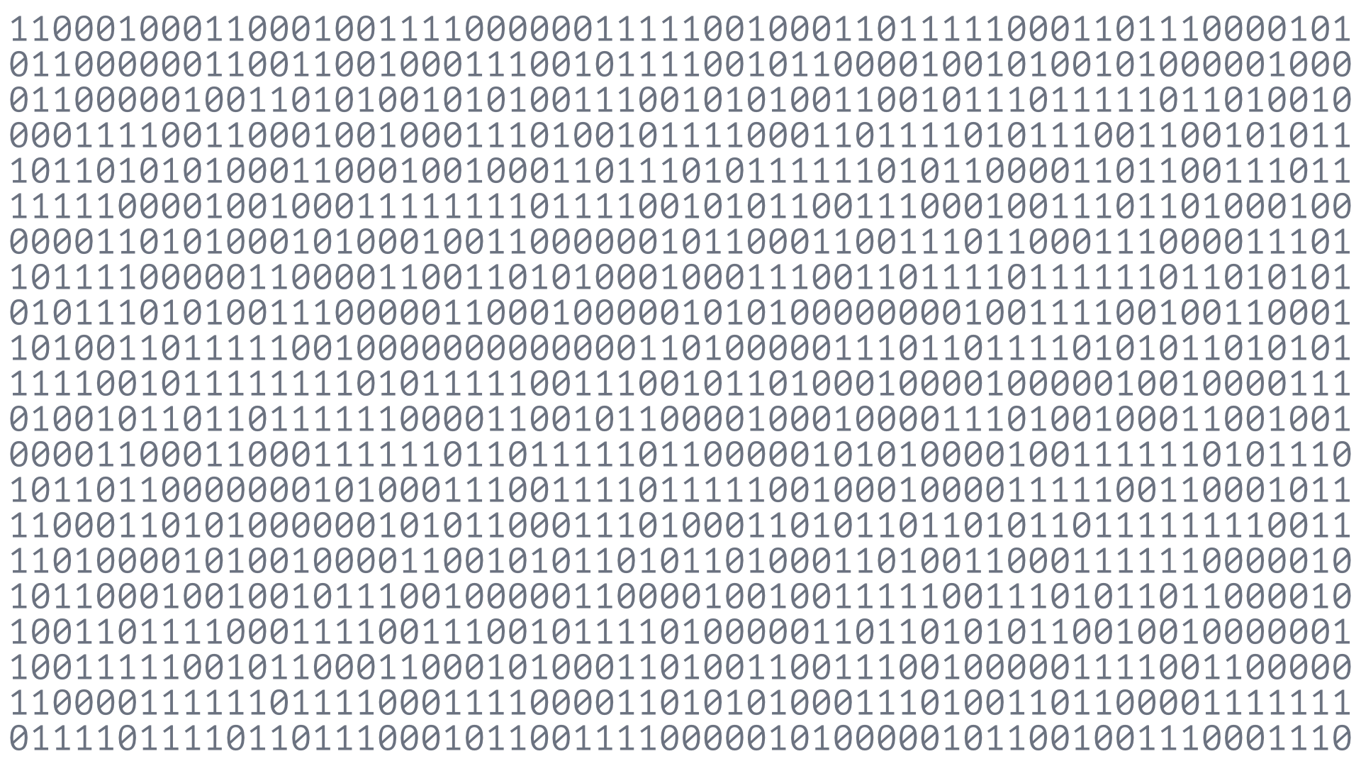 Zero and Ones background